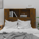 Headboard Cabinet Smoked Oak 100x18.5x102.5 cm 817264