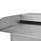 Rectangular Waterfall Pool Fountain Stainless Steel 60 cm 41667