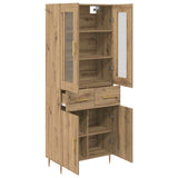 Highboard 2 pcs Artisan Oak 69.5 x 34 x 180 cm Engineered Wood 3416053