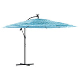Garden Parasol with Steel Pole Blue 269x269x235 cm 4005079