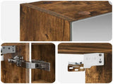 Bathroom Mirror Cabinet Smoked Oak 50 x 14.5 x 70 cm 889211