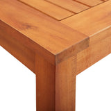 Garden Table 88x88x74 cm Solid Acacia Wood 45961