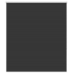 ZNTS Roller Blind Blackout Black 125x150 cm Fabric Width 121.6 cm Polyester 4010873