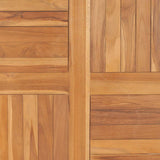Tabletop Natural Teak Solid teak wood 90 cm diameter Durable 48987
