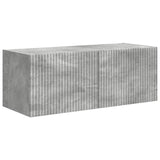 TV Cabinet Set Wall-mounted 3 pcs Concrete Grey Engineered Wood 3408982