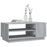 Coffee Table Grey Sonoma 102x55x43 cm Engineered Wood 813084