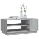 Coffee Table Grey Sonoma 102x55x43 cm Engineered Wood 813084