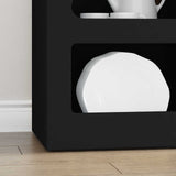 Sideboard Black 40 x 35 x 100.5 cm Engineered Wood 891295