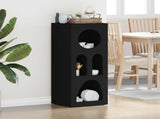 Sideboard Black 40 x 35 x 100.5 cm Engineered Wood 891305