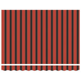 Retractable Awning Orange and Brown 3x2.5 m Fabric and Aluminium 3154566