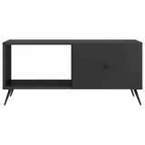 Coffee Table Black 90 x 50 x 40 cm Engineered Wood 895646