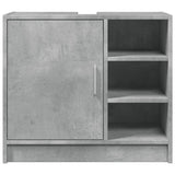 Sink Cabinet Concrete Grey 63x29x55 cm Engineered Wood 848132