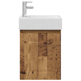 Bathroom Vanity Unit with Tap Old Wood 45.5 x 22.5 x 84 cm 889469