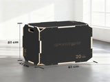 Non-Slip Plyo Box, Corner-free Wooden Jump Box, 41 x 61 x 51 cm T3398P425122