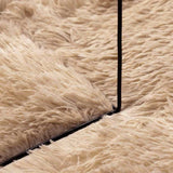 Shaggy Rug High Pile NAVARRA Beige 300x200 cm Polyester 4102933