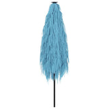 Garden Parasol with Steel Pole Blue 248x248x248 cm 4005090