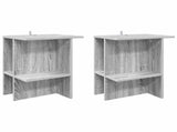 Coffee Table 2 pcs Grey Sonoma 40 x 30 x 49 cm Engineered Wood 8001074