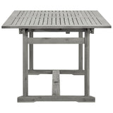 Garden Dining Table x100x75 cm Solid Acacia Wood 316571
