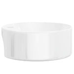 Wash Basin White 40x14.5 cm Ceramic Round 153339