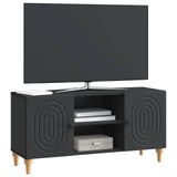 TV Cabinet Black 102 x 34.5 x 50 cm Engineered Wood 894236