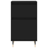 Sideboards 2 pcs Black 40x35x70 cm Engineered Wood 831135