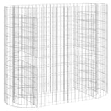 Gabion Raised Bed Galvanised Iron 120x50x100 cm 152032