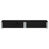 Pallet Collar Black 150x50 cm Solid Wood Pine 4010294