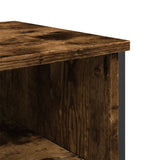 Console Table Smoked Oak 100x35x74.5 cm Engineered Wood 848531