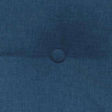Back Pillow Blue 200 x 24 x 50 cm Fabric 42014594