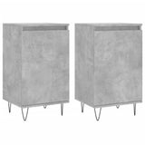Sideboards 2 pcs Concrete Grey 40x35x70 cm Engineered Wood 831061