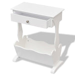 Magazine Rack Melrose White 242440