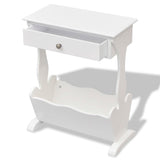 Magazine Rack Melrose White 242440
