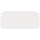 Bedside Table White 39 x 34 x 16.5 cm Solid pine wood 873501