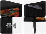 Bedside Cabinet GENNEP 2 pcs Black Oak 36 x 33 x 51 cm 8007242
