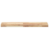 Floating Shelves 2 pcs 100x20x4 cm Untreated Solid Wood Acacia 3279428