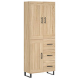 Highboard Sonoma Oak 69,5x34x180 cm Engineered Wood 3200028