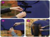 Horse Blanket Navy Blue Polyester 42013321