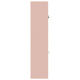 Storage Cabinet 2 pcs Pink 90 x 40 x 175 cm Steel Lockable 3438718