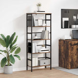 Bookshelf Smoked Oak 60 x 29.5 x 149 cm Engineered Wood 883930