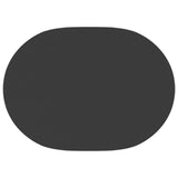 Table Cloth 5 pcs Oval Dark Grey 160 x 220 cm 42040401