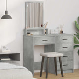 Dressing Table Concrete Grey 50 x 41 x 140 cm Engineered Wood 865130