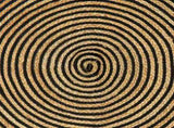 Area Rug Black 60 x 250 cm Jute 42010732