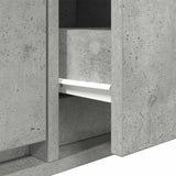 TV Cabinet Concrete grey 100 x 31 x 25.5 cm Engineered wood 861529