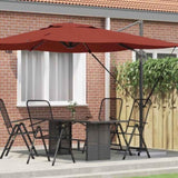 Roma Parasol Red 286 x 284 x 265 cm Aluminium and Polyester 42003342