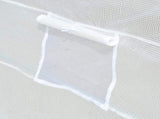 Greenhouse Replacement Cover ONLY Winter Garden Plant PE Cover with Roll-up Windows Door, 6 x 3 x 2m T3398P314745