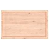 Wall Shelf 100x60x cm Untreated Solid Wood Oak 363570