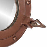 Porthole Mirror Wall Hanging 38 cm Aluminium and Glass 357857