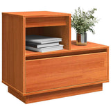 Bedside Cabinet Wax Brown 60 x 34 x 51 cm Engineered Wood 869894