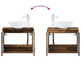 Bathroom Cabinet Set 3 pcs Old Wood 49.5 x 35 x 63 cm 3405625