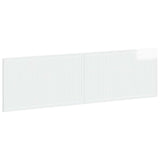 Wall-Mounted Headboard EDE High Gloss White Engineered Wood 896059